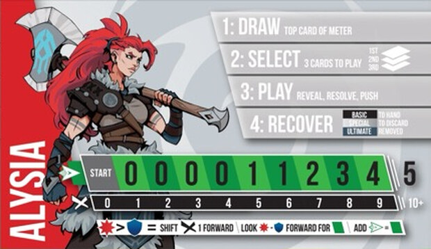 Alysia character card