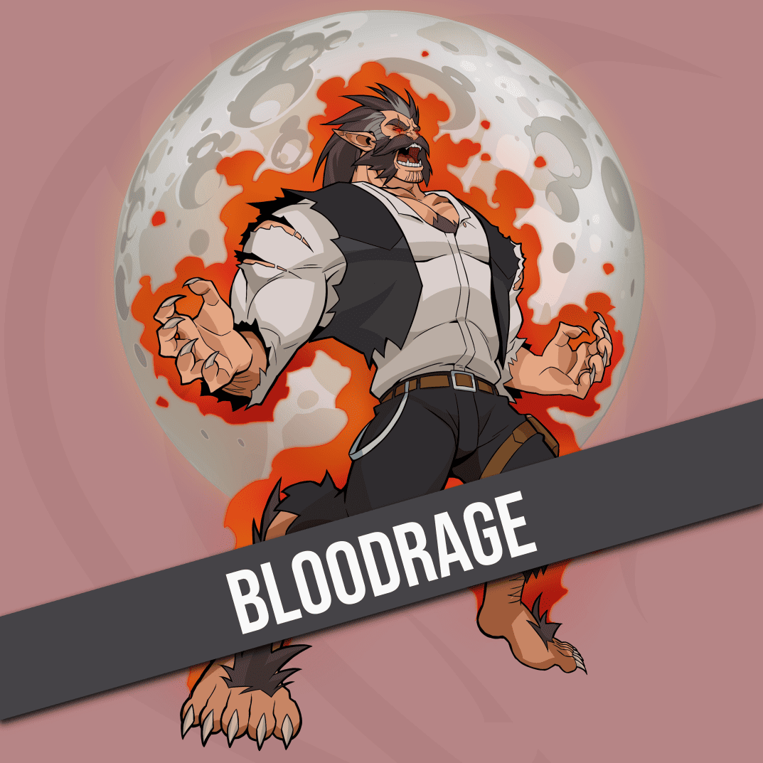 Lucius performing Bloodrage